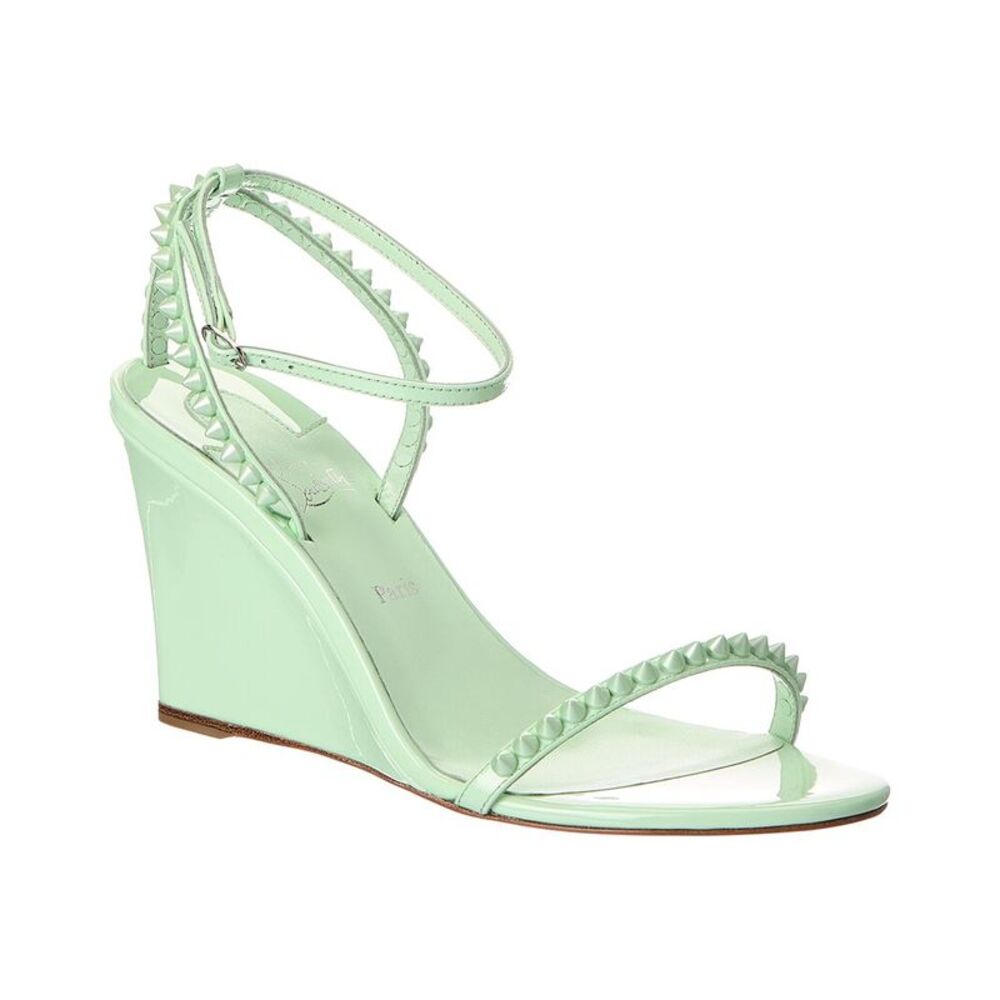 Christian Louboutin So Me 85 Patent Wedge Sandal